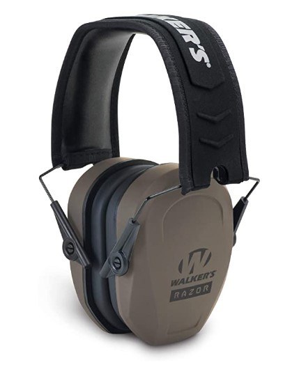 Walker's GWPRSMPASFDE Razor Slim Passive Muff 27 dB Over the Head Flat Dark Earth/Black Polymer - Image 2
