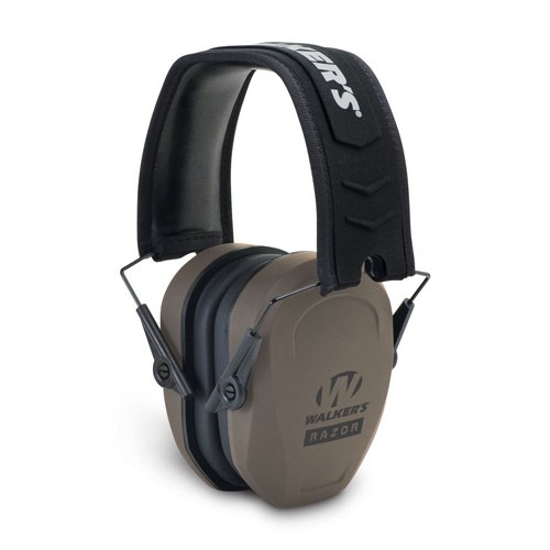Walker's GWPRSMPASFDE Razor Slim Passive Muff 27 dB Over the Head Flat Dark Earth/Black Polymer - Image 3