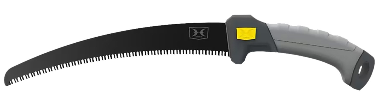 Hawk HWKPBSAW Pruning Fixed High Carbon Steel Aluminum 11", Black Titanium Nitride Finish, TPR Grip