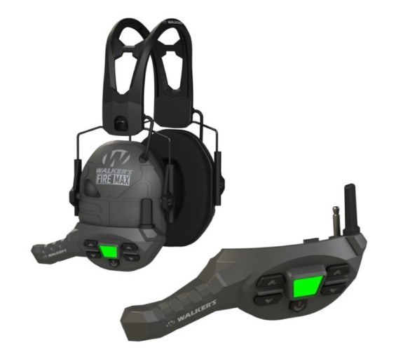 Gsm Walker's Firemax Muff Walkie Talkie Black ( 4 per Case ) - Image 2