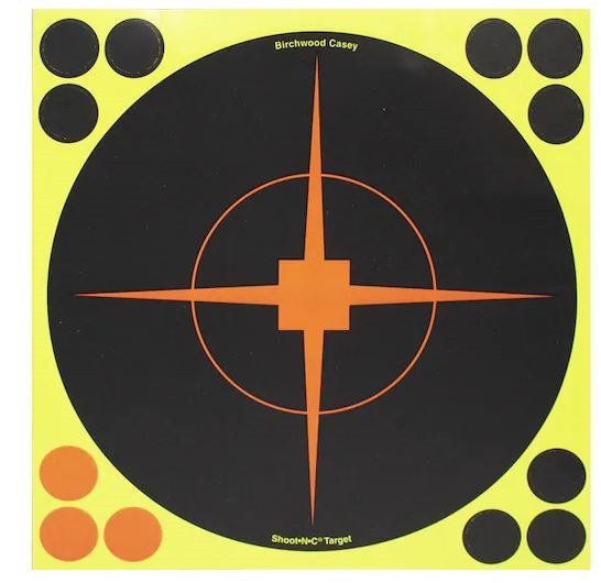Birchwood Casey TDSNC1212PK Target Dispenser Adhesive Paper 12" Bullseye, Includes Pasters 12-Pack - Image 2