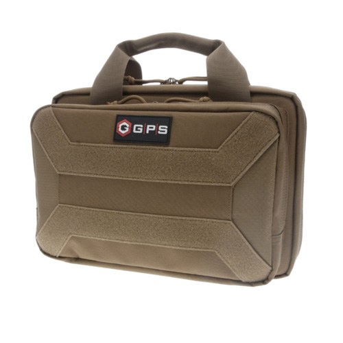 GPS Bags PC15FDE Pistol Case Flat Dark Earth 600D Polyester Holds 1 Handgun - Image 2
