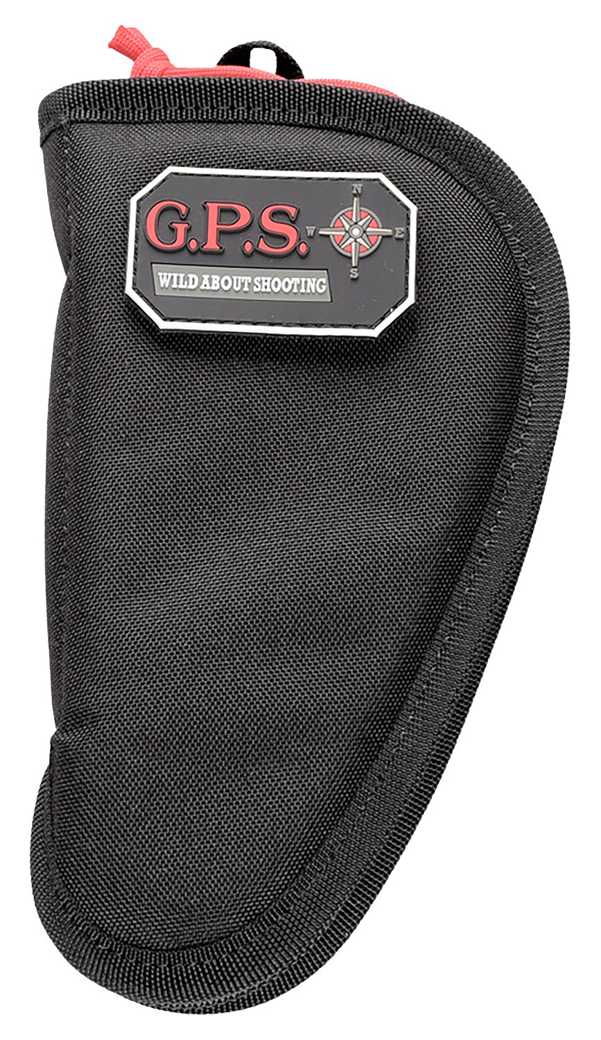 GPS Bags 1004CPCB Discreet Case with Black Finish with Lockable Zipper for 4" or Less Barrel Handgun