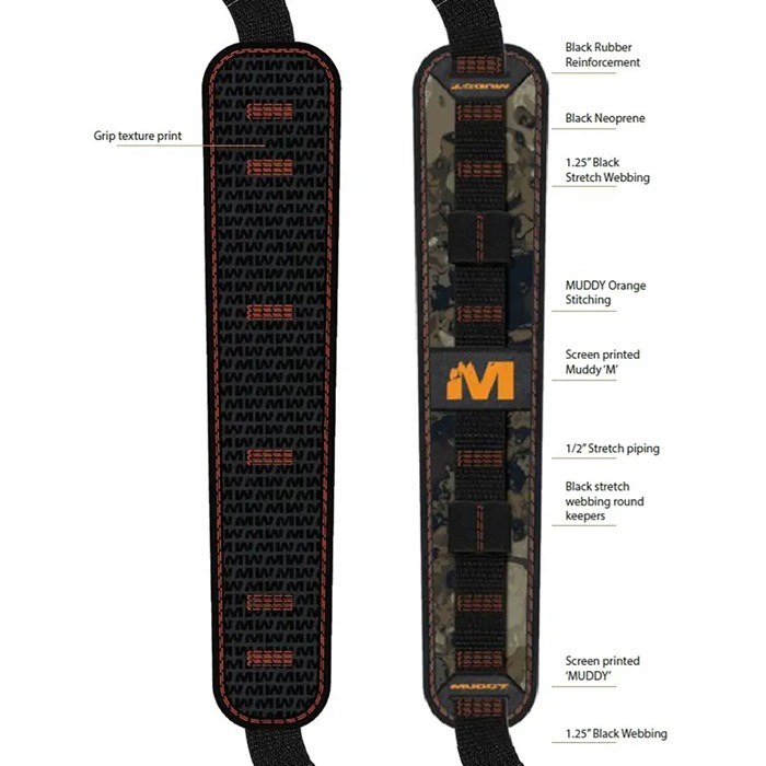 Summit Ridge ?flexible Comfort Sling? Summit Ridge Flexible Comfort Sling with QD Veil Canyon Grey