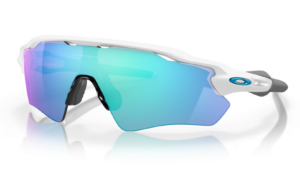 Oakley Radar EV Path Team Colors Sunglasses - Polished White Frame, Prizm Sapphire Lenses