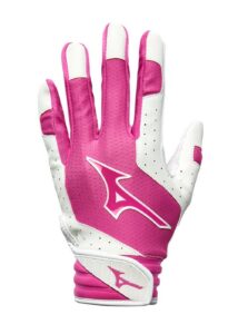 Mizuno FINCH BATTING GLOVES - YOUTH - 2022 WHITE-PINK L