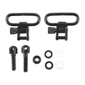 Rifle Sling Swivel Sets 1-1/4'' Kit Inc Swivels with Mach Screw Front Stud,wd Scrw Rr Stud