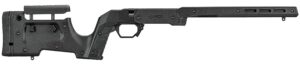 MDT Sporting Goods Inc 104691BLK XRS Chassis Black Aluminum Core with Polymer Panels, Adjustable Cheekrest, M-LOK Forend, Interchangeable Grips, AICS