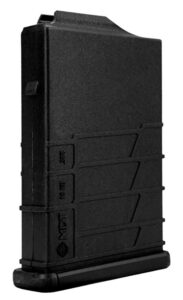 MDT Sporting Goods Inc 104447BLK AICS Magazine 10-Round Extended 308/6.5 Creedmoor Short Action, Black Polymer Fits Some Chassis/Bottom Metal