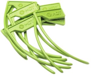 MDT Sporting Goods Inc 104544GRN Chamber Flag for 22 Cal and Up Black Green 10 Pack