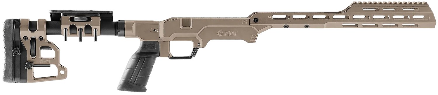 MDT Sporting Goods Inc 114639FDE the Tactical LSS Gen3 Flat Dark Earth Fits Tikka T3/T3x Short Action