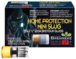Brenneke SL122MS Home Protection Mini Slug 12Gauge Slug Shot 10 per Box/25 Case