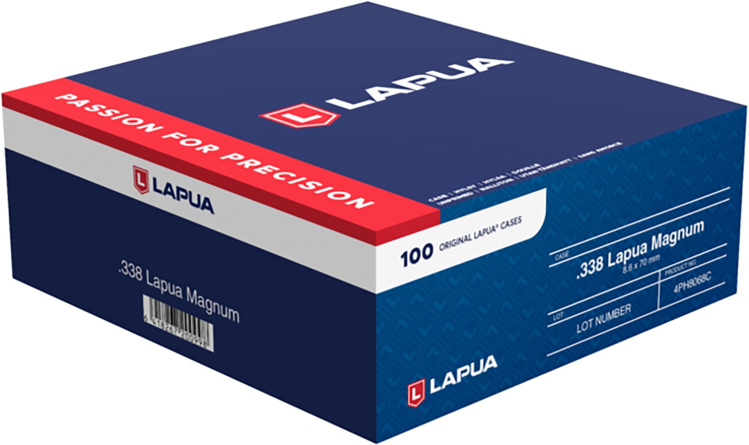 Berger Bullets 4PH8068C Unprimed Cases 338 Lapua Magazine Rifle Brass 100/Box