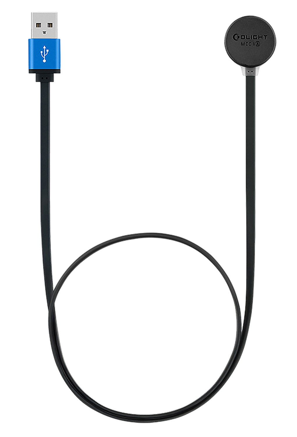 Olightstore USA Inc MCC-1ABLACK MCC1A Charging Cable Black for S1RII/S2RII Baton3/Pro Perun