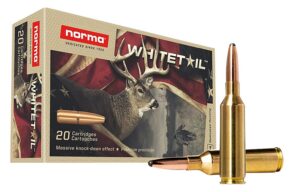 Norma Ammunition 20166592 Dedicated Hunting Whitetail 6.5PRC 140gr Pointed Soft Point 20 per Box/10 Case