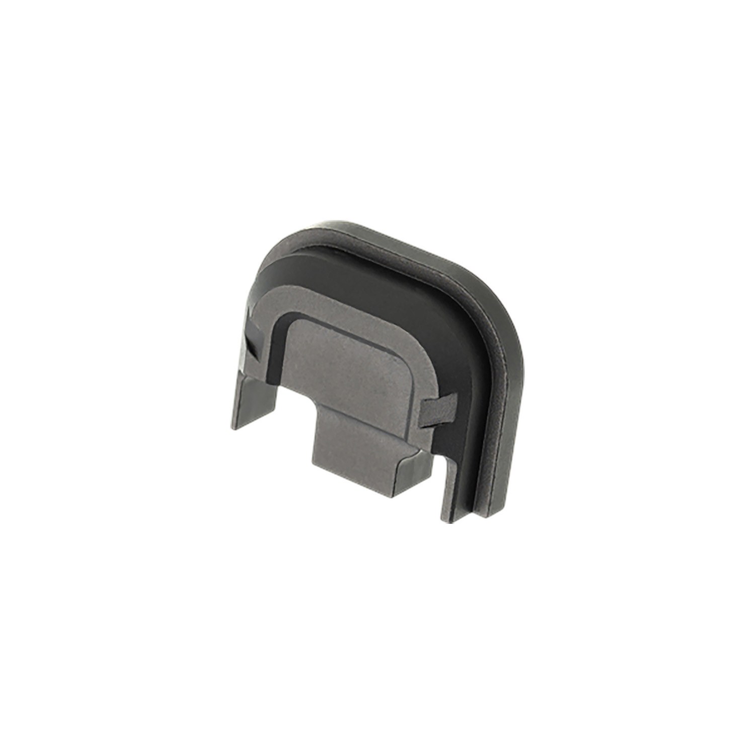 Tyrant Designs CNC TDG14SPBLACK Slide Cover Plate Chevron Design Glock Gen1-4 Black Aluminum