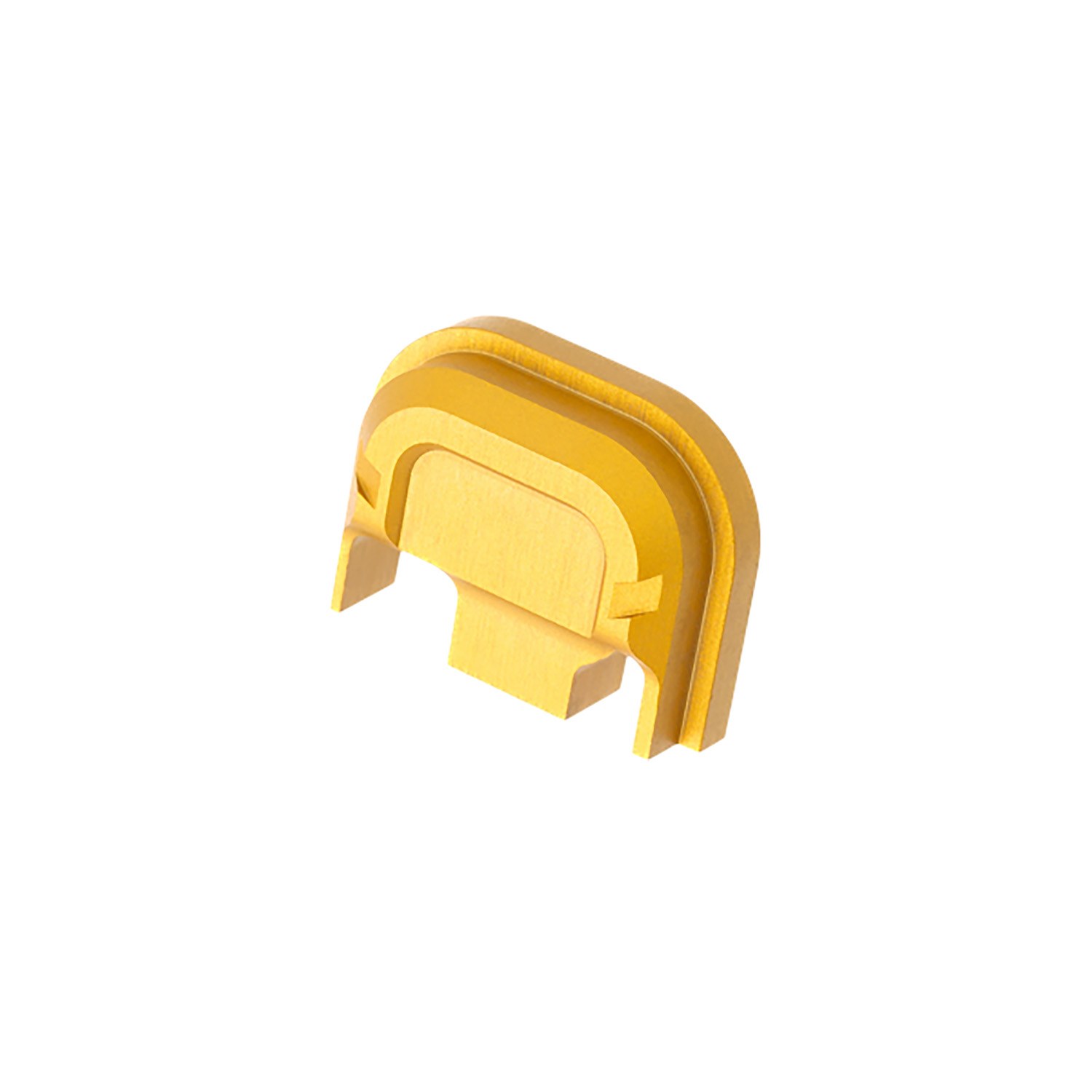 Tyrant Designs CNC TDG14SPGLD Slide Cover Plate Chevron Design Glock Gen1-4 Gold Aluminum