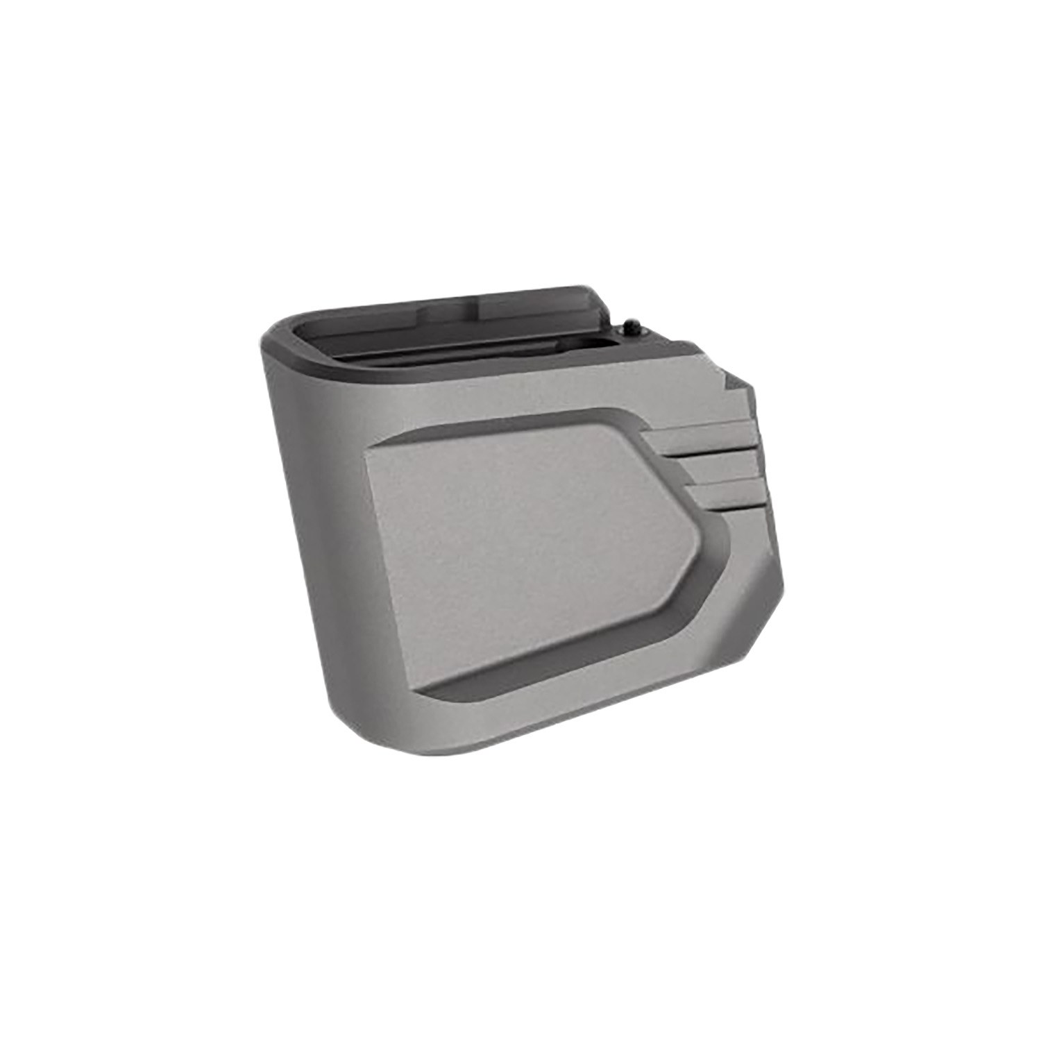 Tyrant Designs CNC TDG48MAGEXG Magazine Extension Fits Glock 43x/48 Gray Aerospace Grade Aluminum