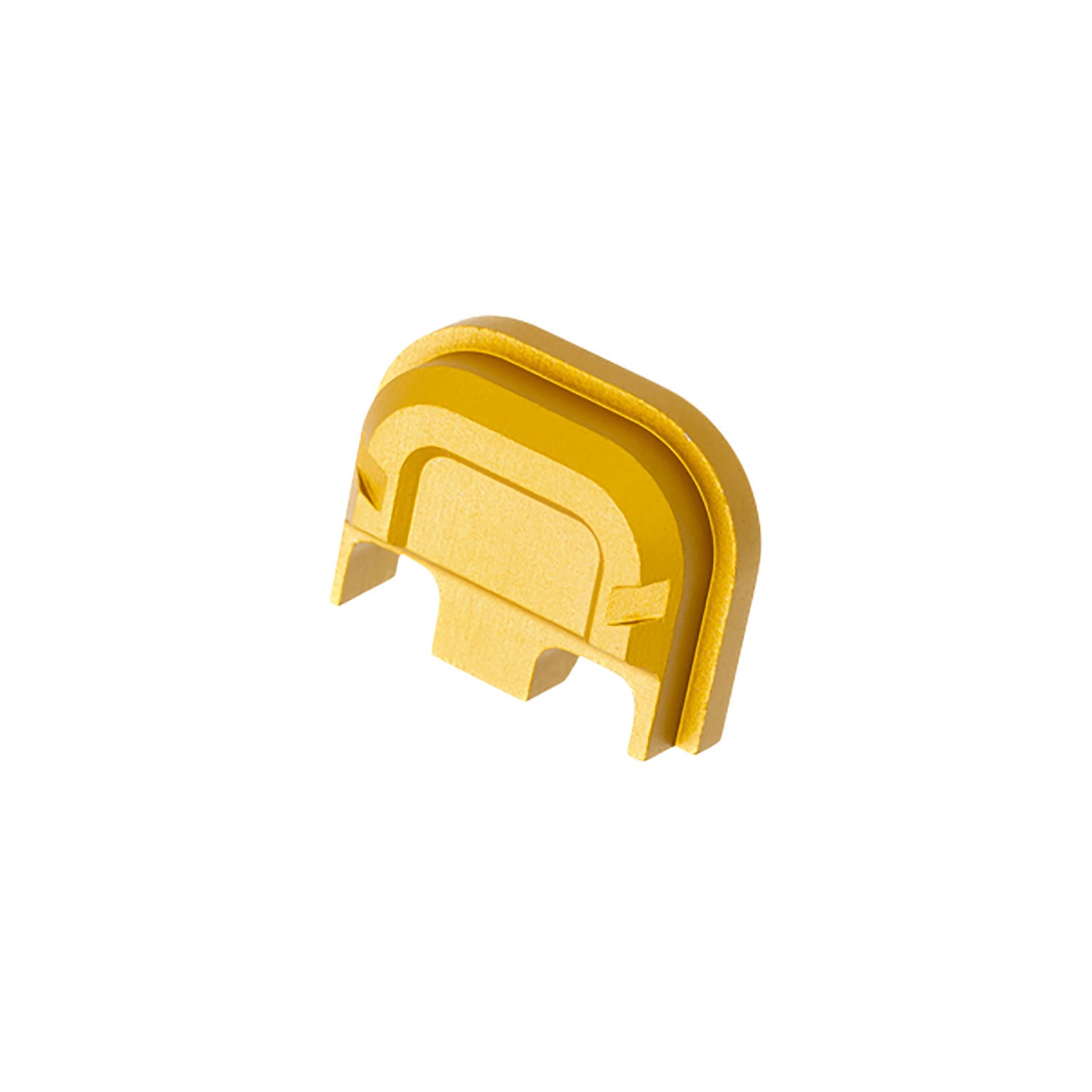 Tyrant Designs CNC TDG5SPGLD Slide Cover Plate Chevron Design Glock Gen5 Gold Aluminum
