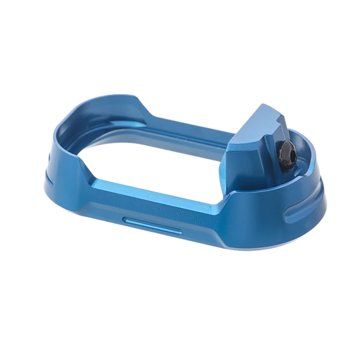 Tyrant Designs CNC TDG19G34MWBLUEBLKSCRW Magwell Fits Glock 19 Gen 3-4 Blue Aluminum