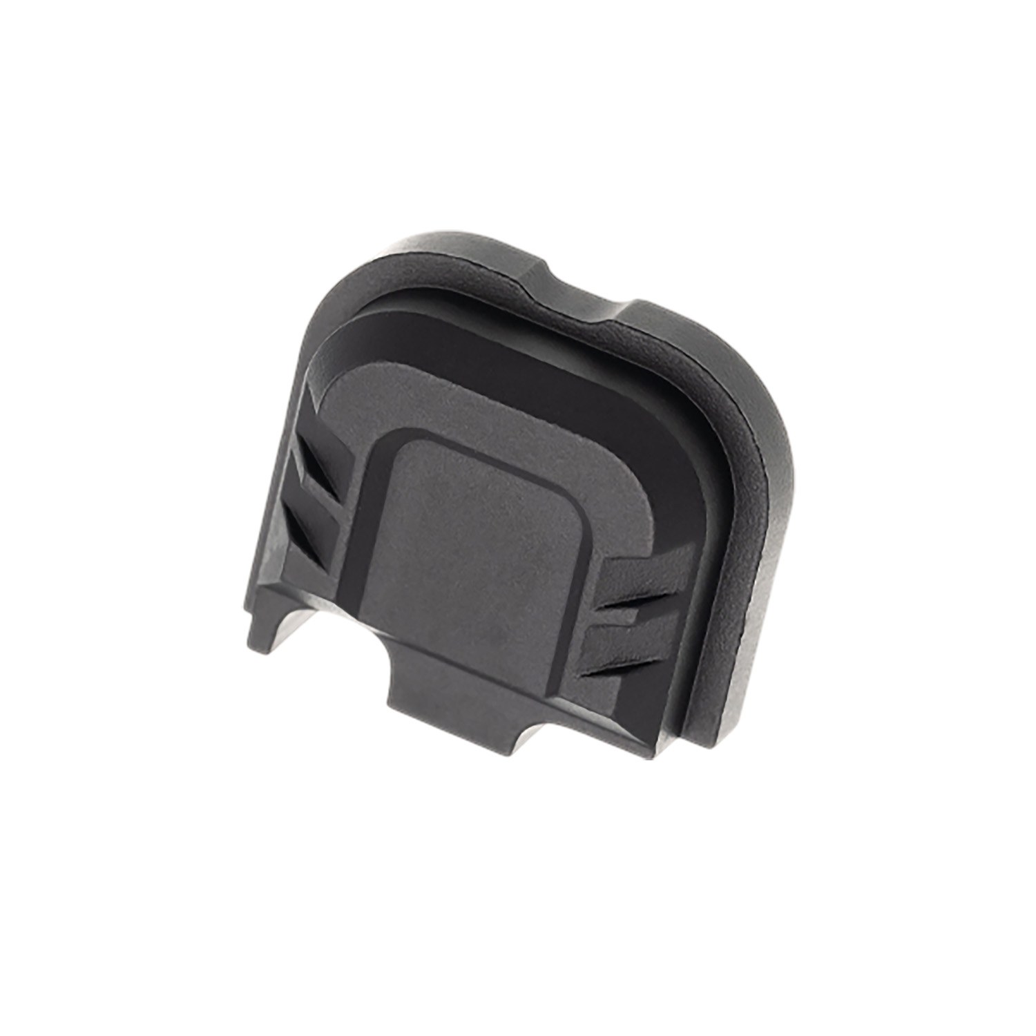 Tyrant Designs CNC TDG43X48SPBLACK Slide Cover Plate Chevron Design Glock 43x/48 Black Aluminum