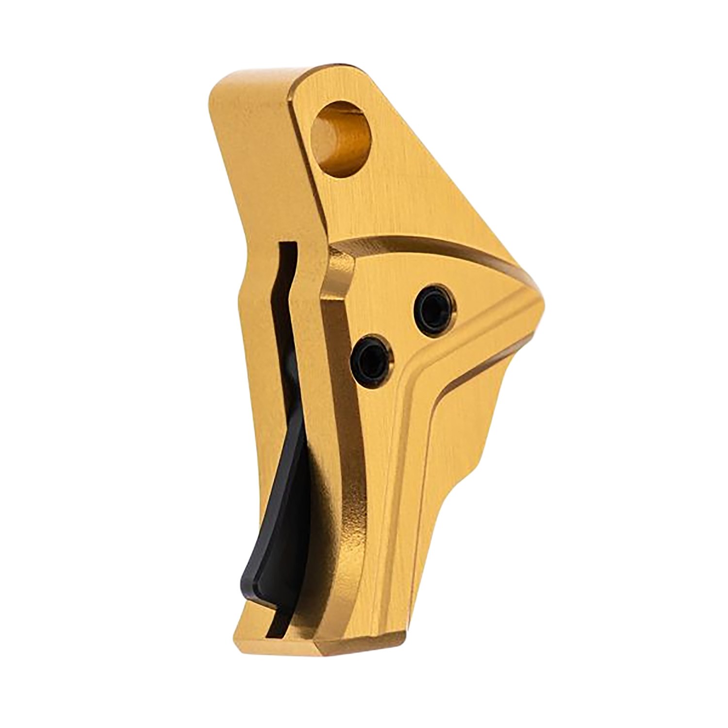 Tyrant Designs CNC TDG43TRIGGOLDBLACK I.T.T.S Trigger/Shoe Gold Fits Glock 43/43x/48