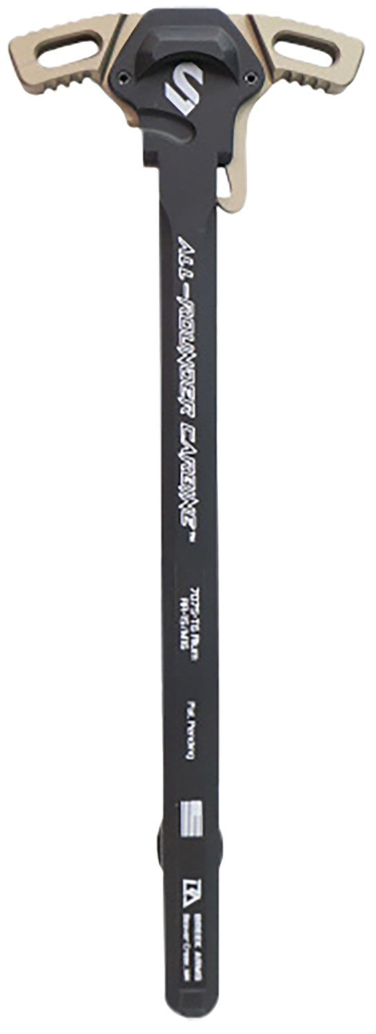 Lead & Steel Llc LSCHODEGRY Charging Handle AR-15/M16 Gray Type 3 Hard Anodize 7075-T6 Aluminum