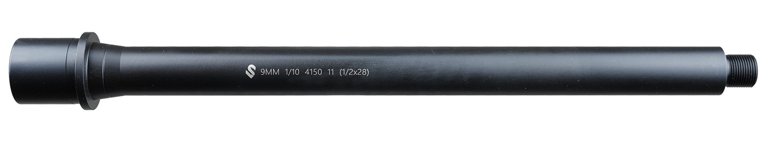 Lead & Steel Llc LS9MM11.3-28 AR9 9mmLuger Straight Profile Black Nitride Chrome Moly Vanadium