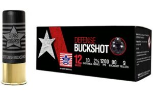 12 Gauge 2 3/4" 00 Buckshot 9-Pellet 10-Round BOX