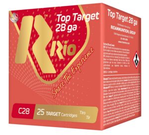 Rio Ammunition RC289 Top Target 28 Gauge 2.75" 3/4 Oz 9 Shot 25 per Box/ 10 Case