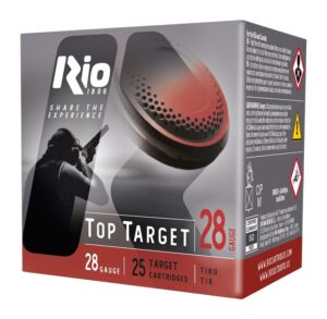 Rio Ammunition RC288 Top Target 28 Gauge 2.75", 3/4 Oz 8 Shot, 25 per Box/10 Cs