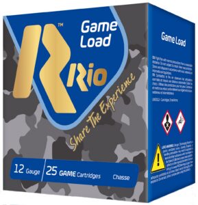 Rio Ammunition SG328 Game Load Super Game High Velocity 12Gauge 2.75" 1 1/8oz 8Shot 25 per Box/10 Case