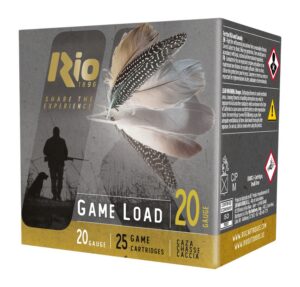 Rio Ammunition RC208 Game Load 20Gauge 2.75" 1oz 8Shot 25 per Box/10 Case