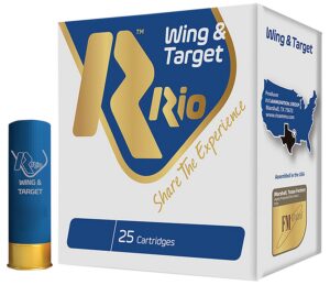 Rio Ammunition WT288 Wing & Target 12Gauge 2.75" 1oz 8Shot 25 per Box/10 Case