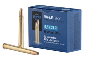 PPU PP9374 Metric Rifle 9.3mmx74R 285gr Soft Point 20 per Box/10 Case