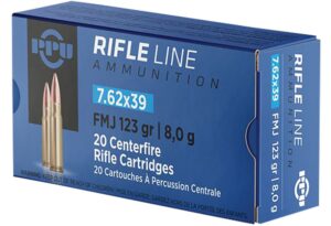 PPU TR&Z PP739F Metric Rifle Rifle Line 7.62x39mm 123 Gr Full Metal Jacket 20 per Box/ 50 Case