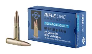 PPU Standard Rifle Amo 300 Blackout 125GR Fmj 20-Round (50 Boxes per Case)