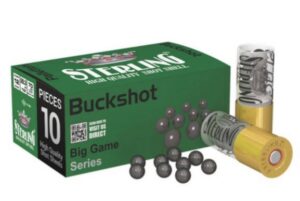 Sterling 12 Gauge 2.75 in 1.1875 Oz 00 Buck 9 Pellets 10-Round ( 20 Boxes per Case )