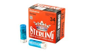 Sterling Exclusive Series 12 Gauge #4 Shot 1 3/16 Oz 25-Round Boxes