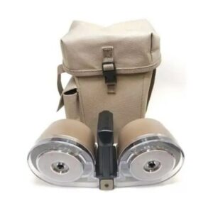 Rwb Dual Drum Magazine AR15 100-Round Tan Clear Front