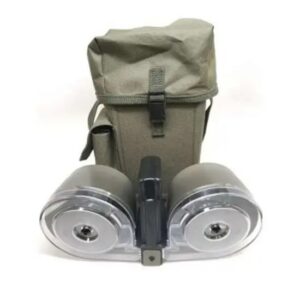 Rwb Dual Drum Magazine AR15 100-Round ODG Clear Front